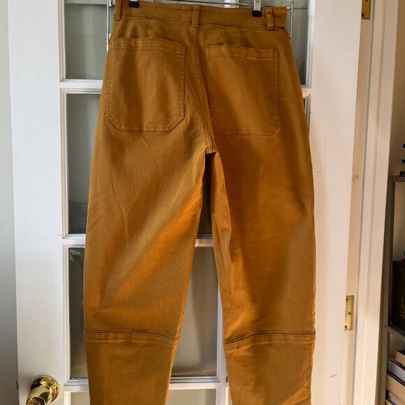 Everlane The Utility Barrel Pant - Golden Brown - 4 Regular - Picture 5 of 7